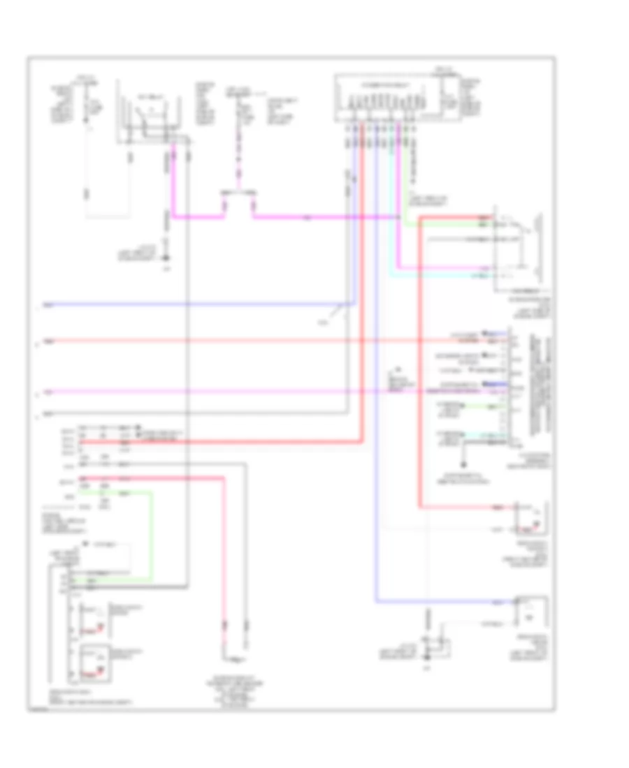 Automatic A C Wiring Diagram Except Hybrid 3 of 3 for Toyota Camry Hybrid LE 2013