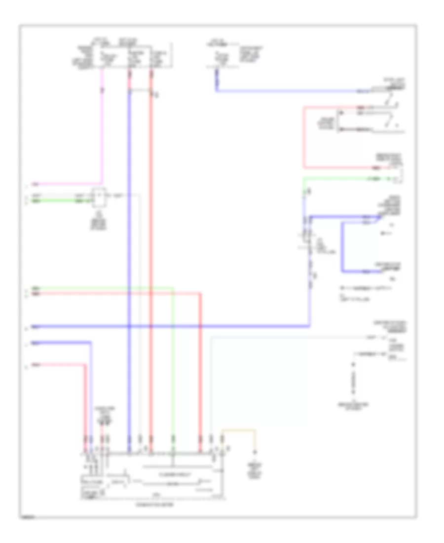 Exterior Lamps Wiring Diagram Except Hybrid 2 of 2 for Toyota Camry Hybrid LE 2013