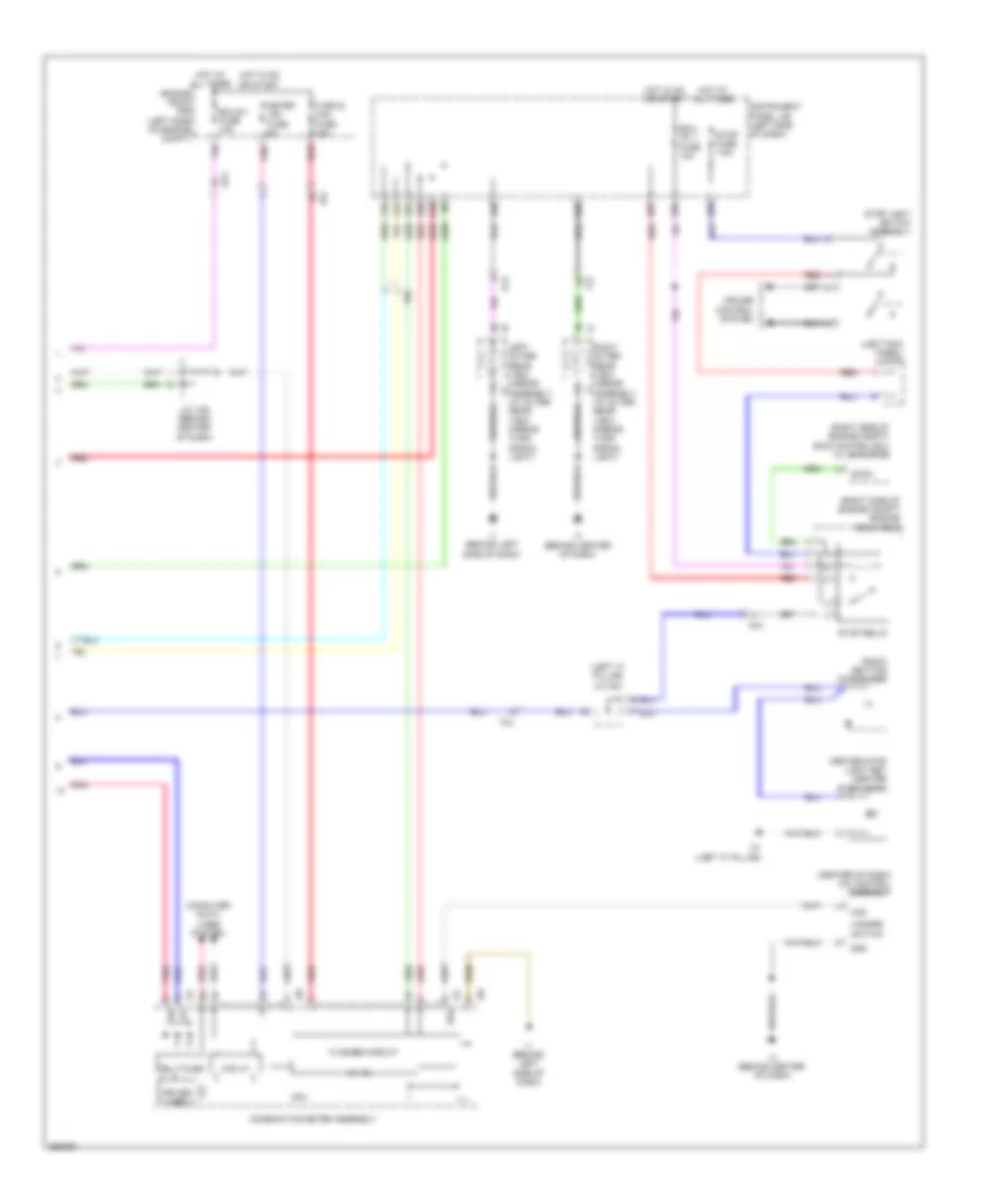 Exterior Lamps Wiring Diagram, Hybrid (2 of 2) for Toyota Camry Hybrid LE 2013