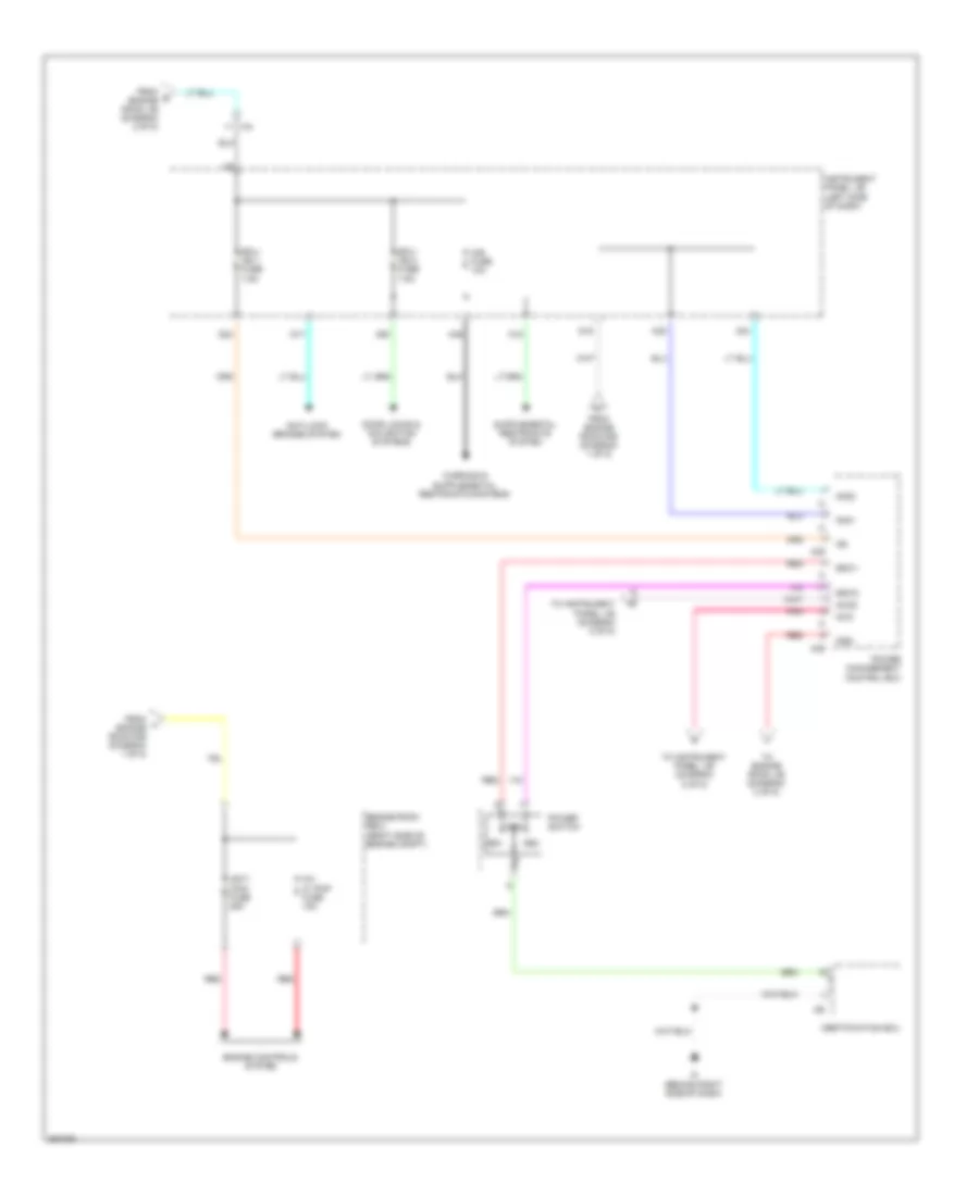 Power Distribution Wiring Diagram, Hybrid (3 of 5) for Toyota Camry Hybrid LE 2013