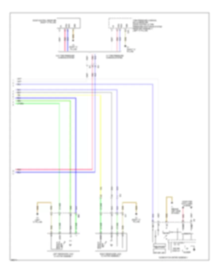 Power Door Locks Wiring Diagram, Except Hybrid without Smart Key System (3 of 3) for Toyota Camry Hybrid LE 2013