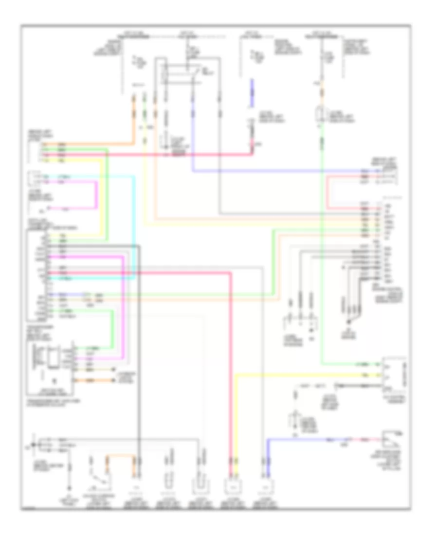 Immobilizer Wiring Diagram, without Smart Key System for Toyota Avalon Limited 2011