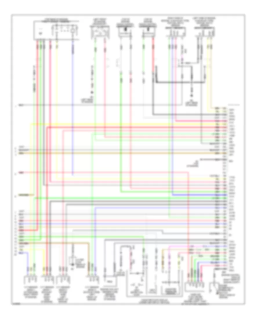 3.5L, Engine Performance Wiring Diagram (5 of 5) for Toyota Avalon Limited 2011