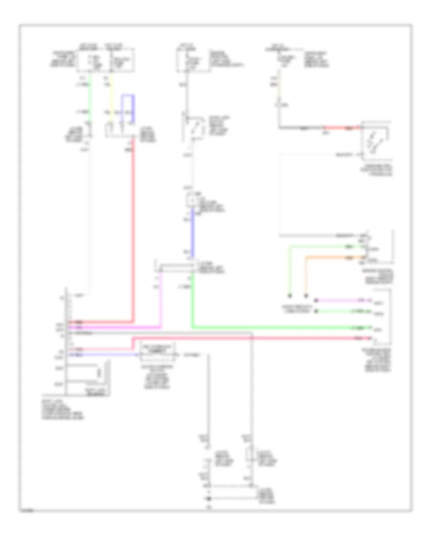 Shift Interlock Wiring Diagram for Toyota Avalon Limited 2011