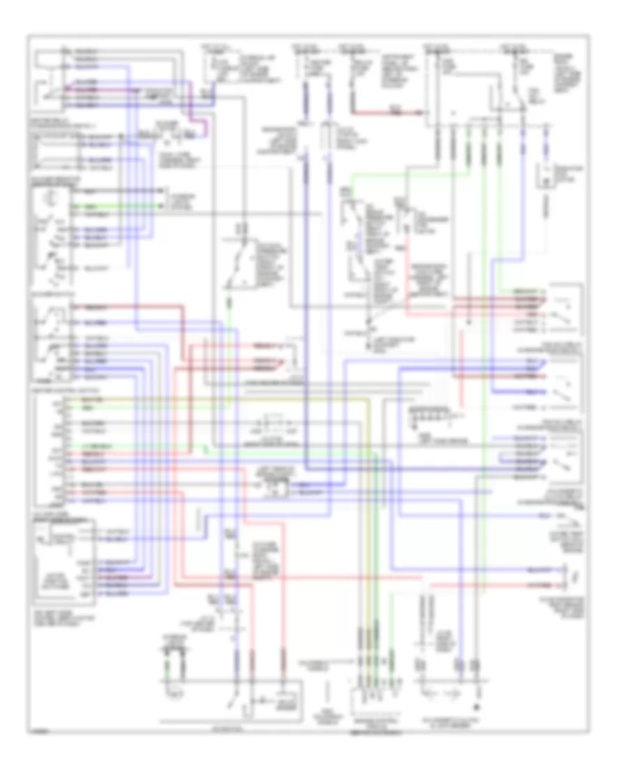 3.0L, AC Wiring Diagram for Toyota Camry CE 1998