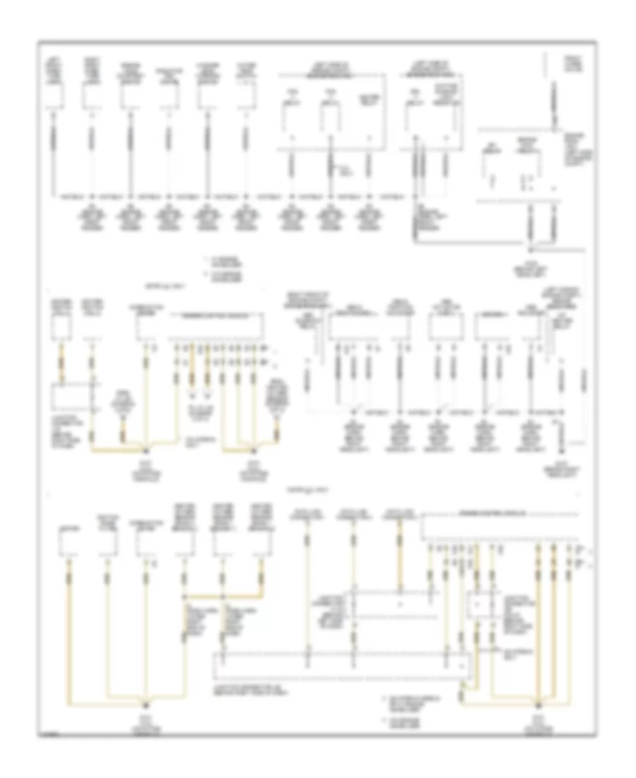 Ground Distribution Wiring Diagram 1 of 3 for Toyota Camry CE 1998