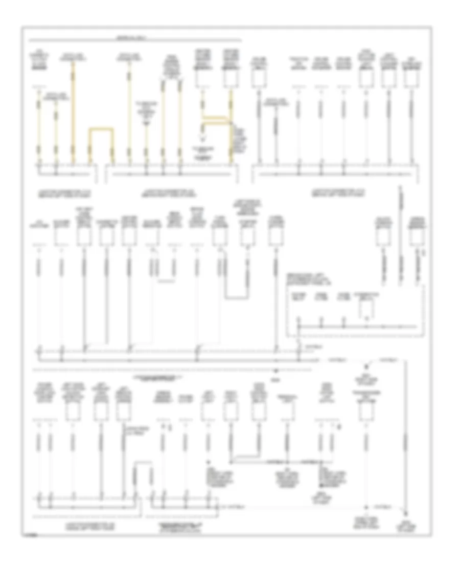Ground Distribution Wiring Diagram (2 of 3) for Toyota Camry CE 1998