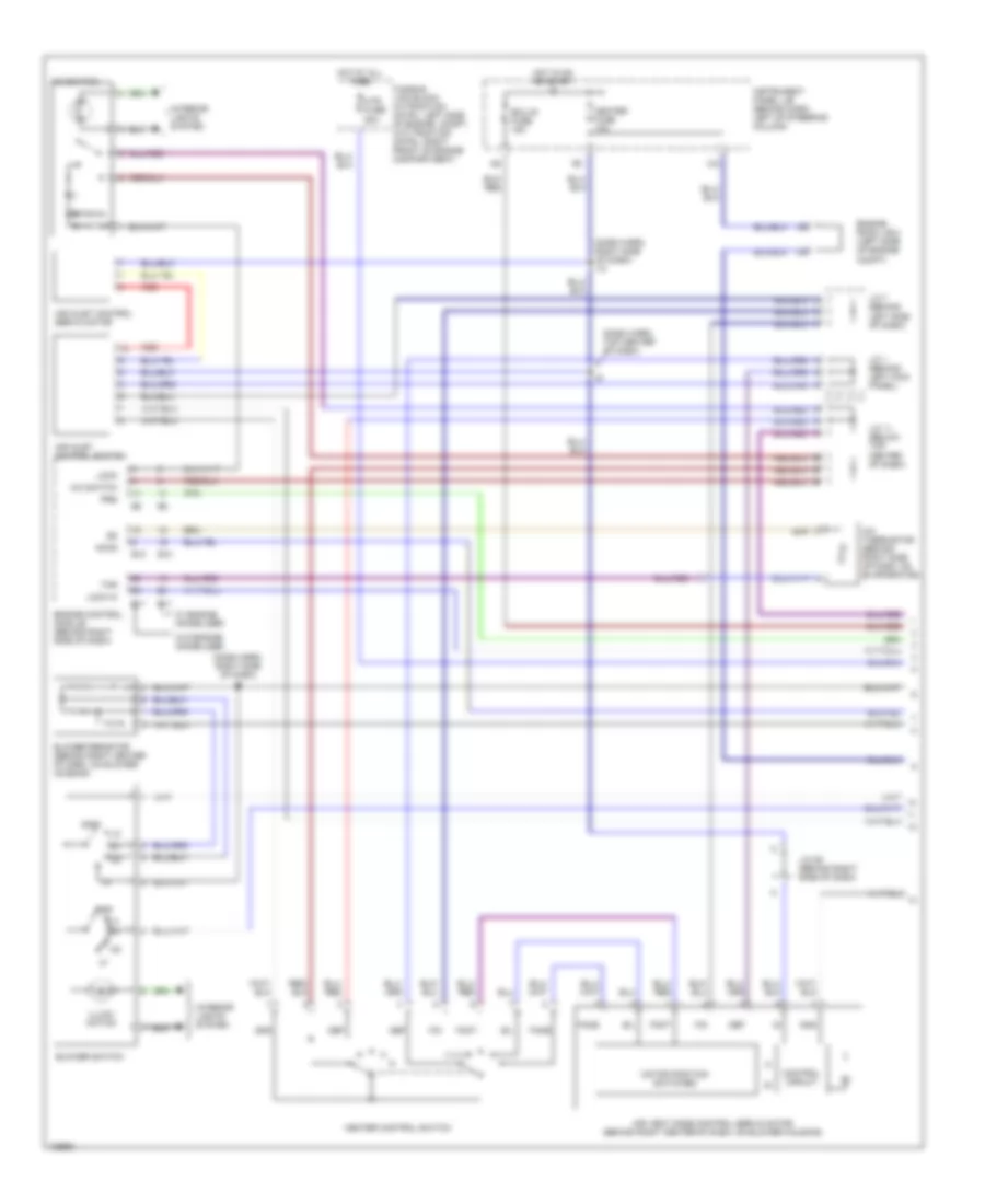 2.2L, Manual AC Wiring Diagram (1 of 2) for Toyota Camry Solara SLE 2001