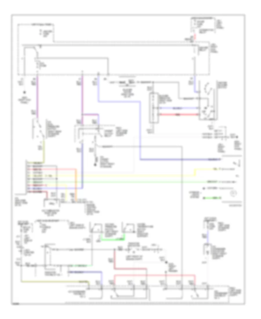 AC Wiring Diagram for Toyota Corolla LE 1994