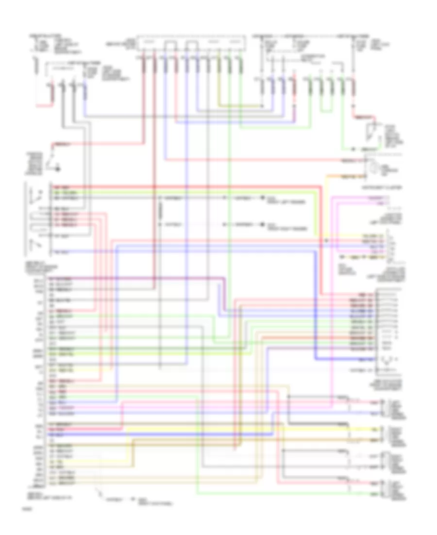 Anti lock Brake Wiring Diagrams for Toyota Corolla LE 1994