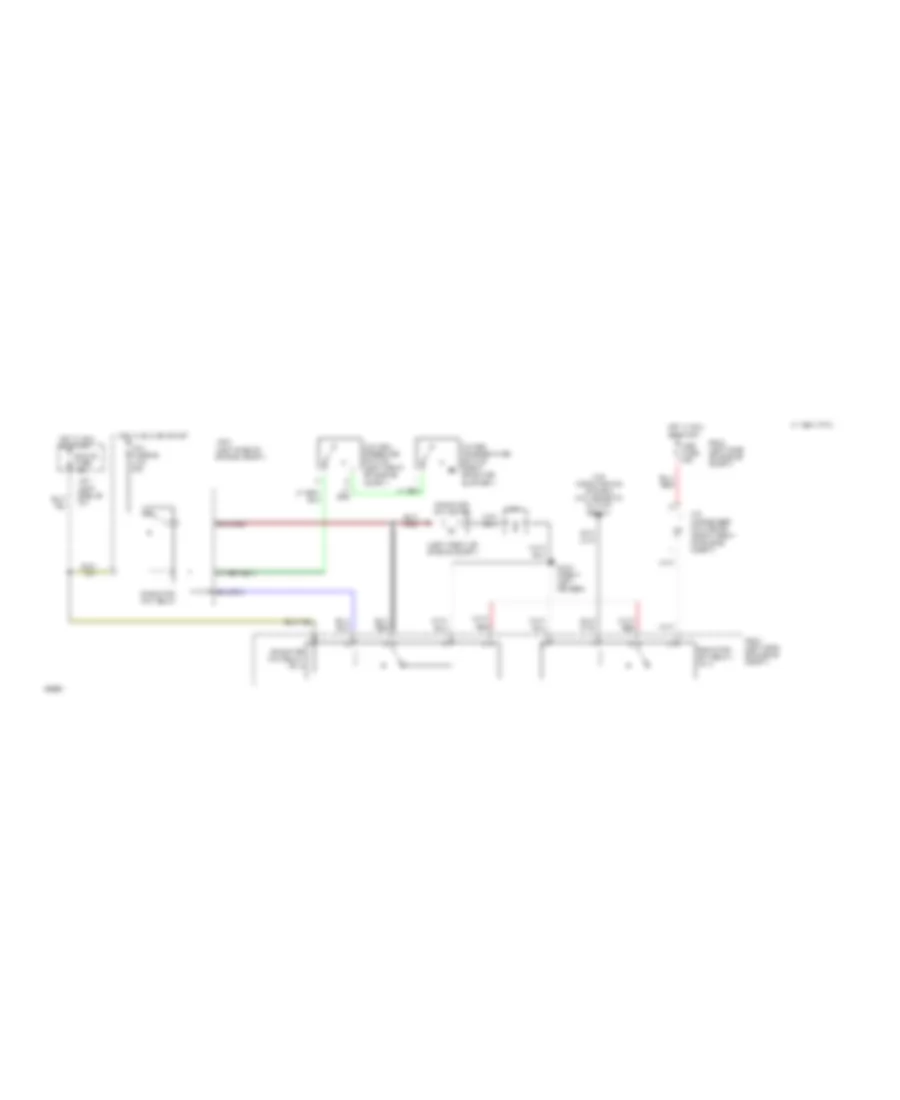 Cooling Fan Wiring Diagram for Toyota Corolla LE 1994