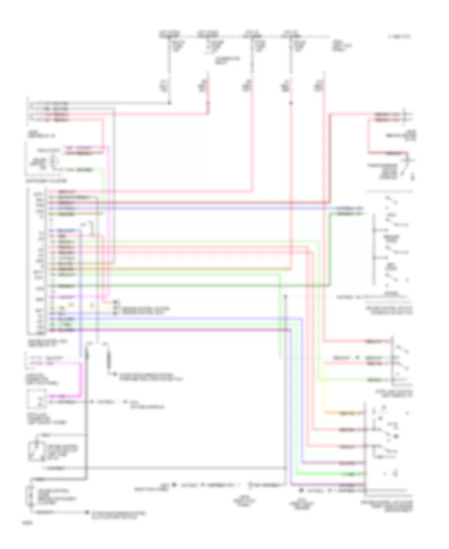 Cruise Control Wiring Diagram for Toyota Corolla LE 1994