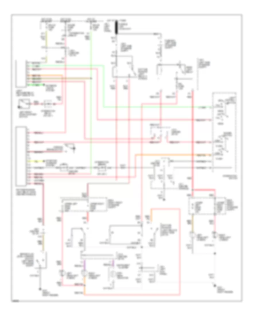 Headlight Wiring Diagram with DRL for Toyota Corolla LE 1994