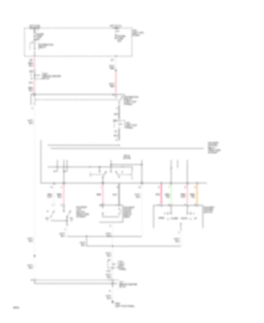 Sunroof Wiring Diagram for Toyota Corolla LE 1994