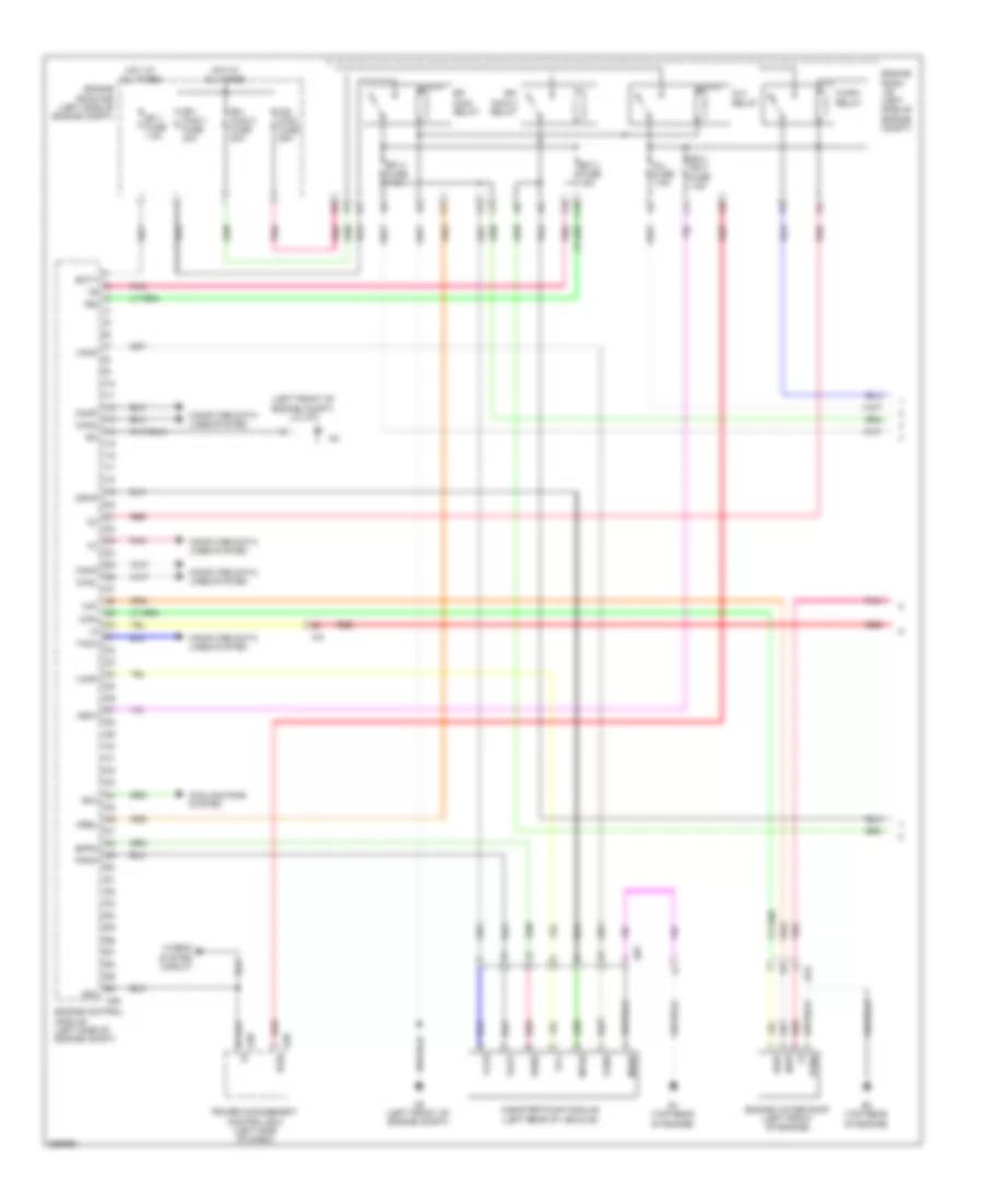 2 5L Hybrid Engine Controls Wiring Diagram 1 of 4 for Toyota Camry Hybrid XLE 2013