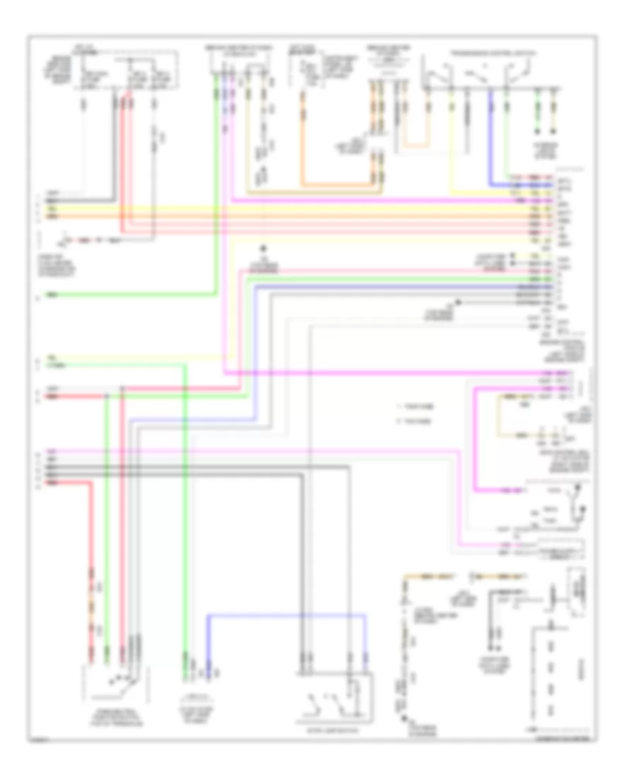 2.5L, Transmission Wiring Diagram (2 of 2) for Toyota Camry 2011