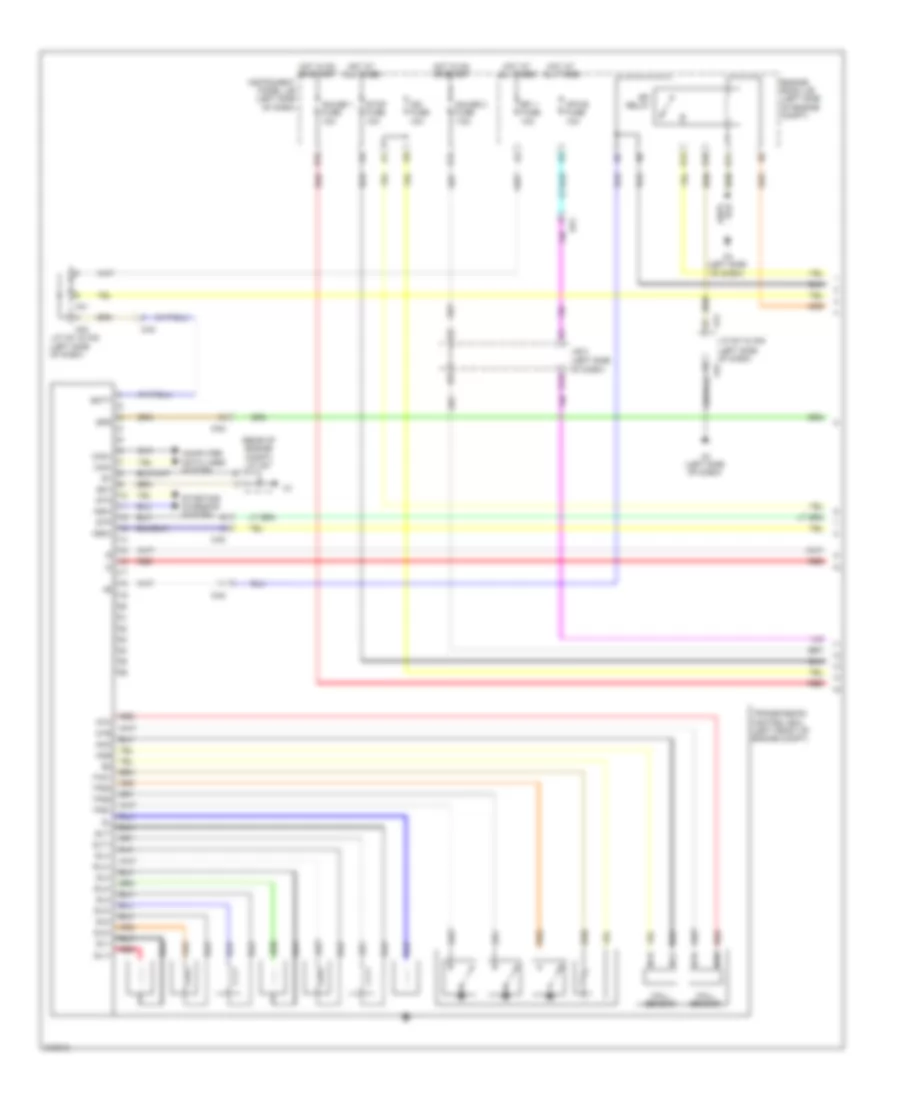 3.5L, Transmission Wiring Diagram (1 of 2) for Toyota Camry 2011