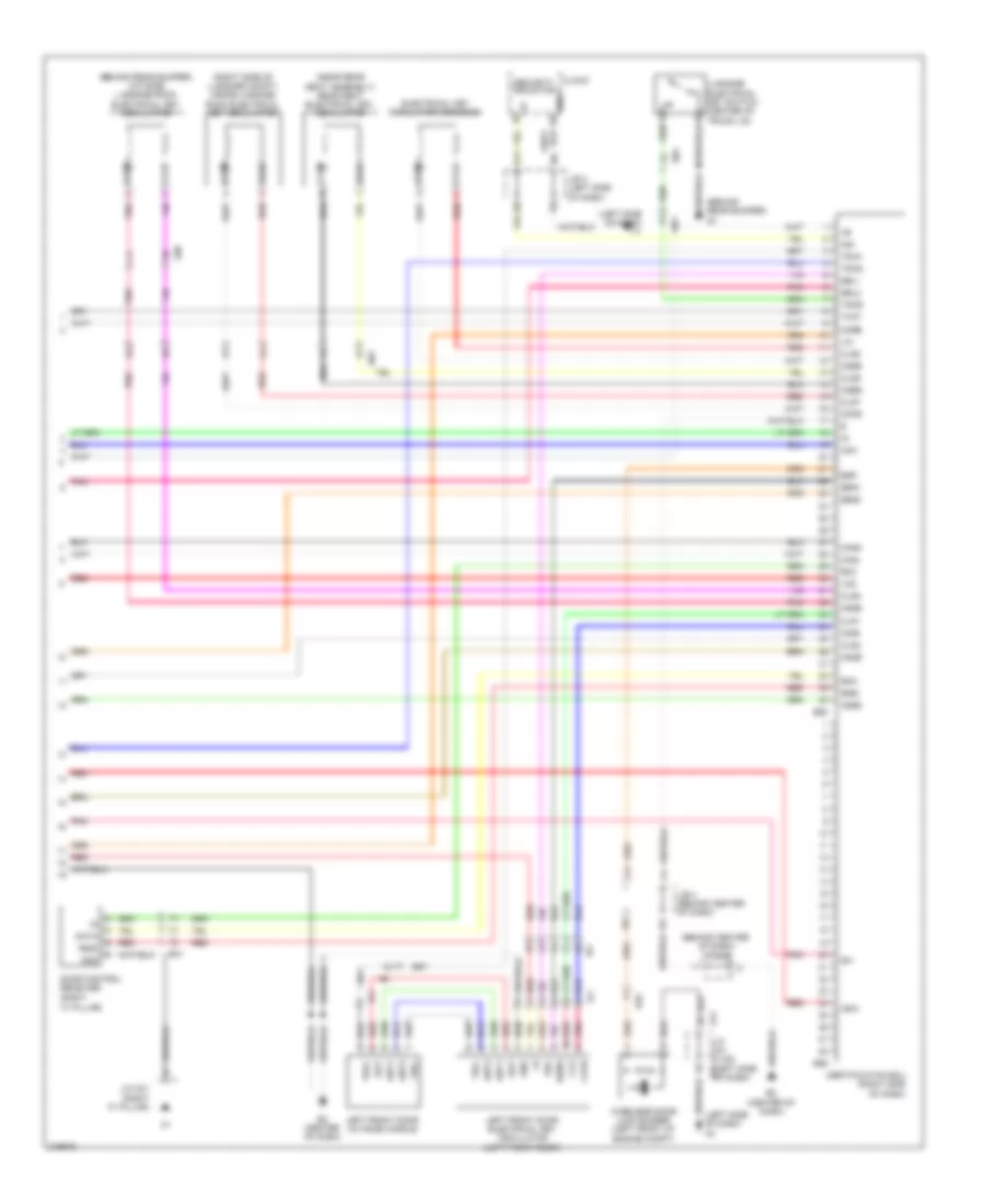 Forced Entry Wiring Diagram Except Hybrid with Smart Key System 4 of 4 for Toyota Camry 2011