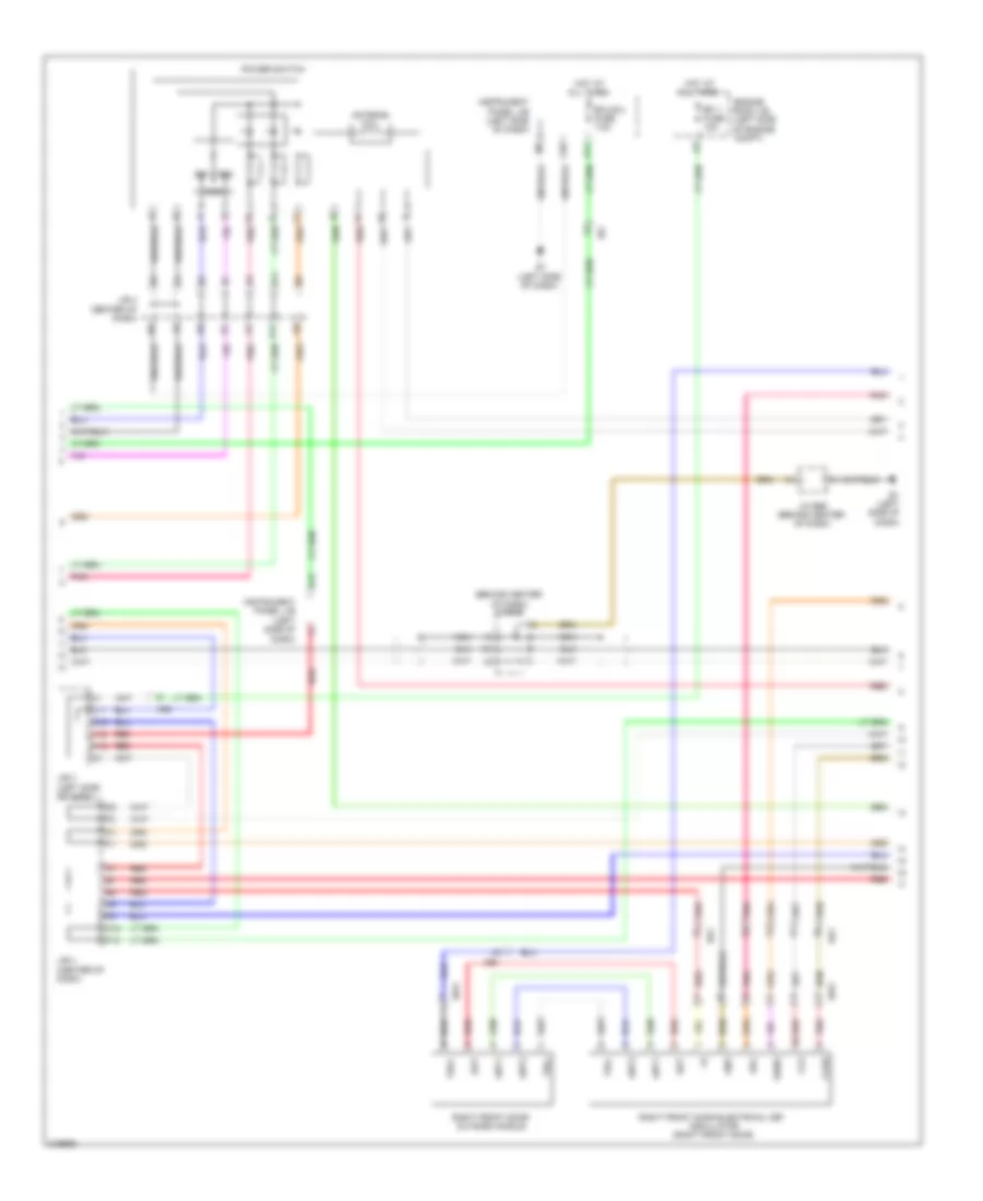 Forced Entry Wiring Diagram Hybrid 3 of 4 for Toyota Camry 2011