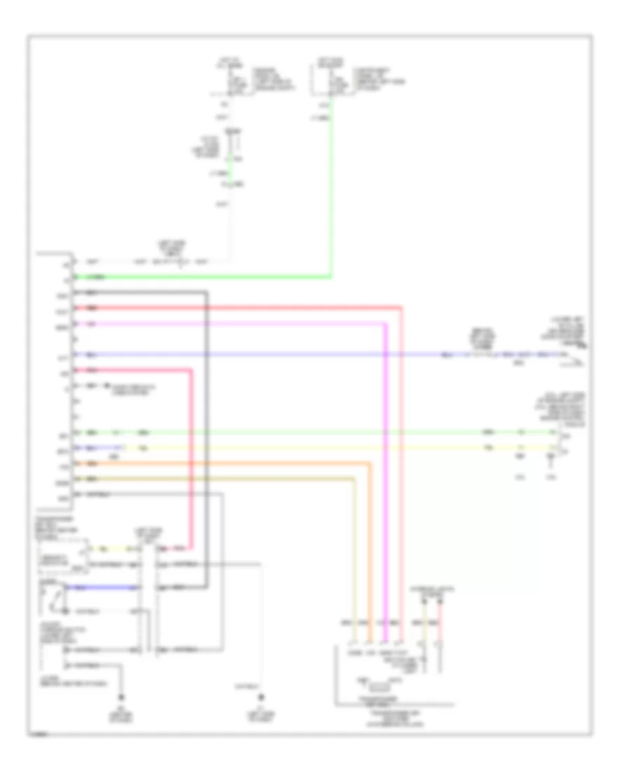 Immobilizer Wiring Diagram, Except Hybrid without Smart Key System for Toyota Camry 2011
