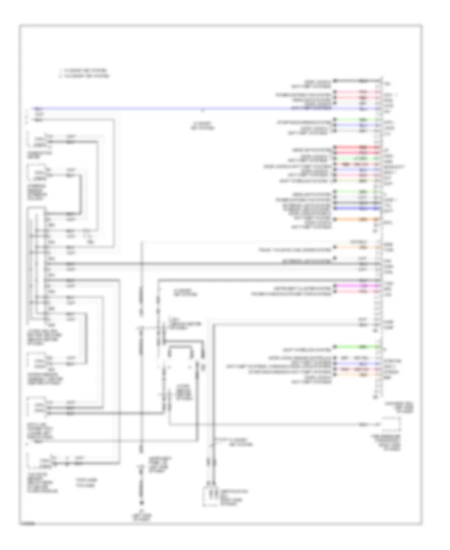 Body Control Modules Wiring Diagram Except Hybrid 2 of 2 for Toyota Camry 2011