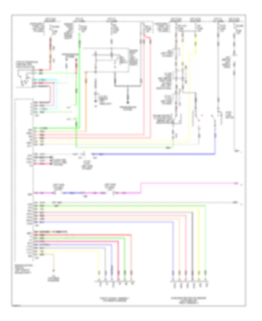2.5L, Cruise Control Wiring Diagram (1 of 2) for Toyota Camry 2011