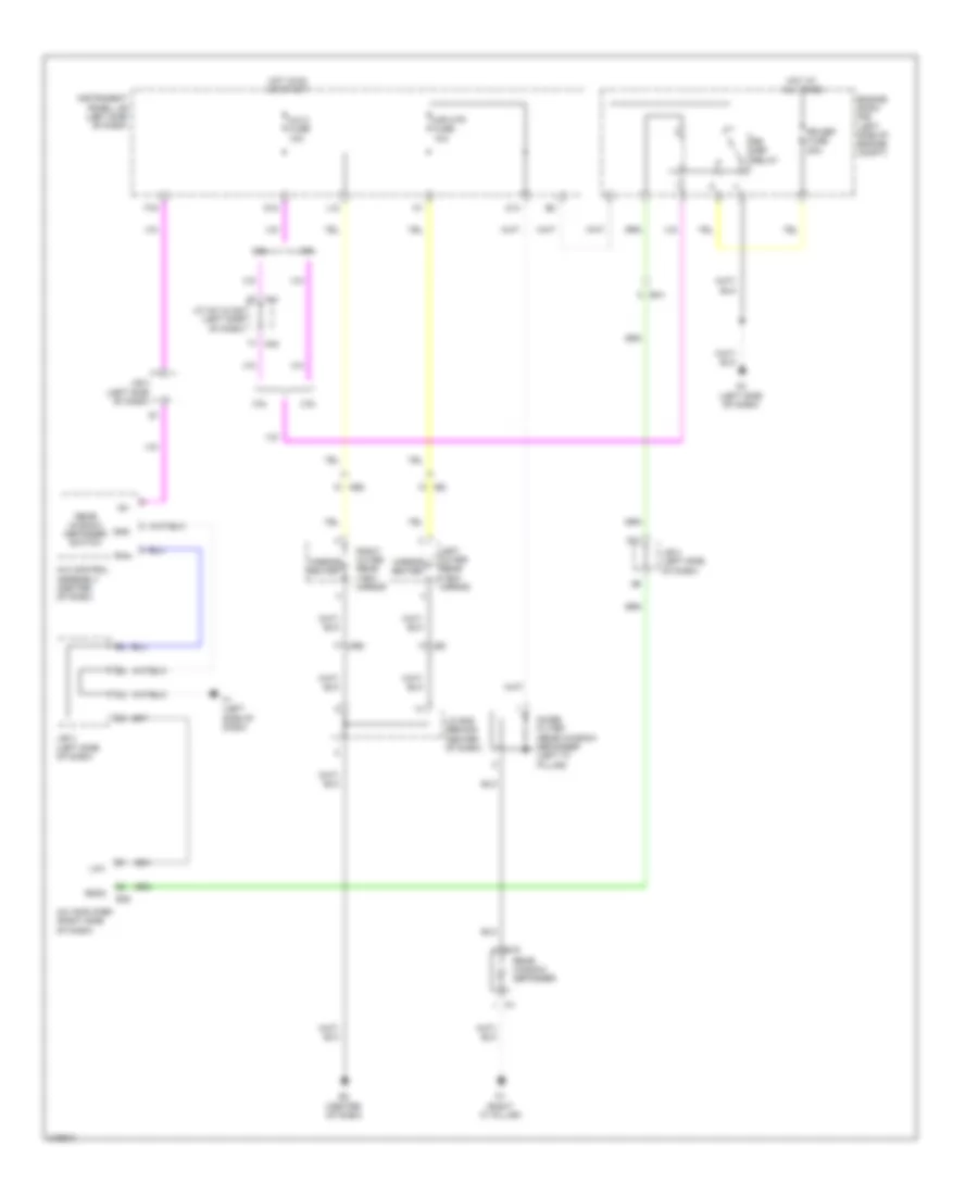 Defoggers Wiring Diagram Except Hybrid for Toyota Camry 2011