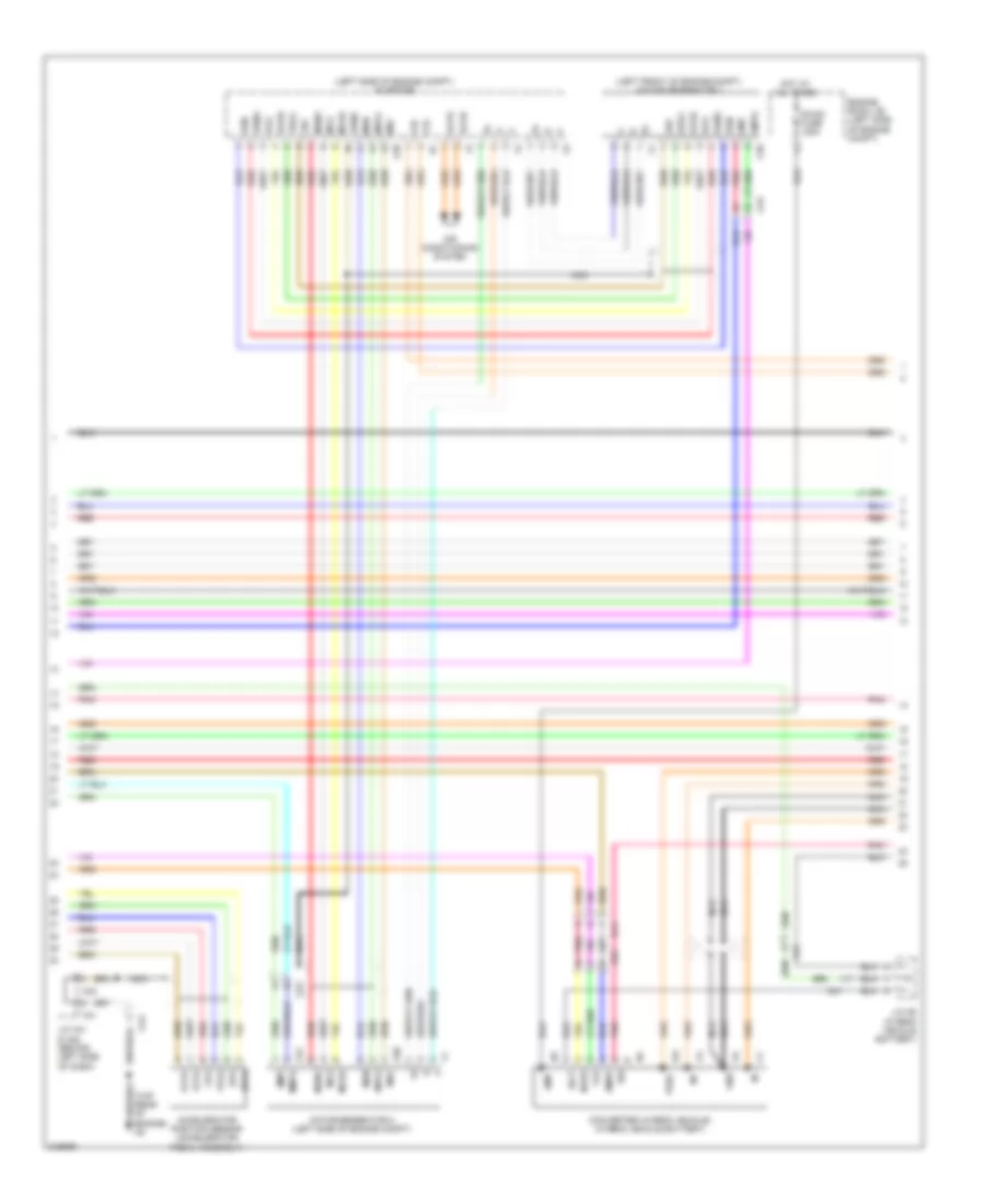 2.4L Hybrid, Engine Performance Wiring Diagram (4 of 7) for Toyota Camry 2011