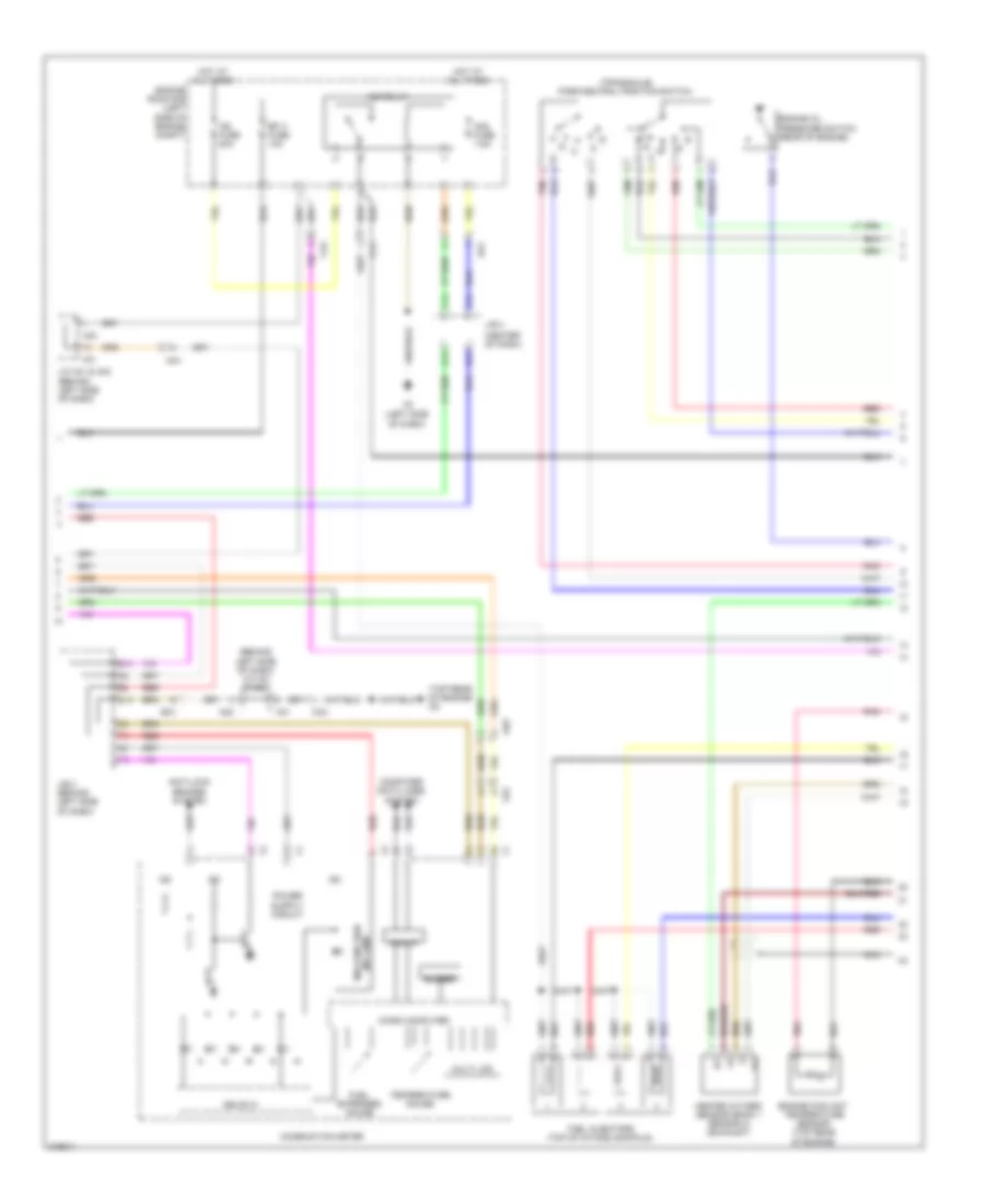 2.4L Hybrid, Engine Performance Wiring Diagram (6 of 7) for Toyota Camry 2011
