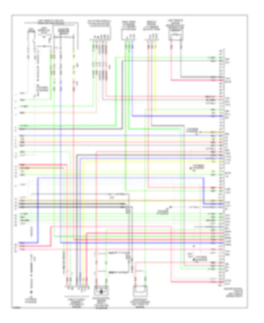 2.5L, Engine Performance Wiring Diagram (5 of 5) for Toyota Camry 2011