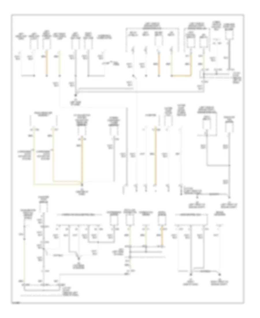 Ground Distribution Wiring Diagram, Hybrid (1 of 4) for Toyota Camry 2011