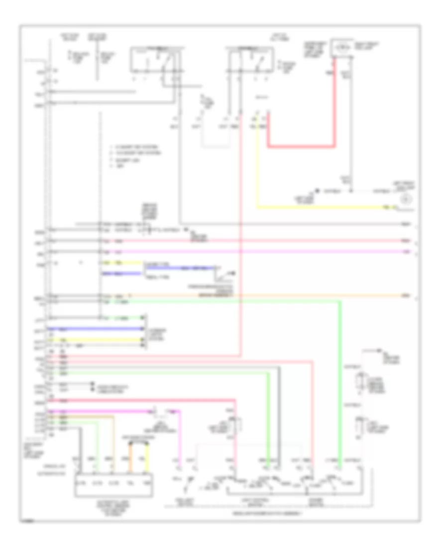 Headlights Wiring Diagram Except Hybrid 1 of 2 for Toyota Camry 2011