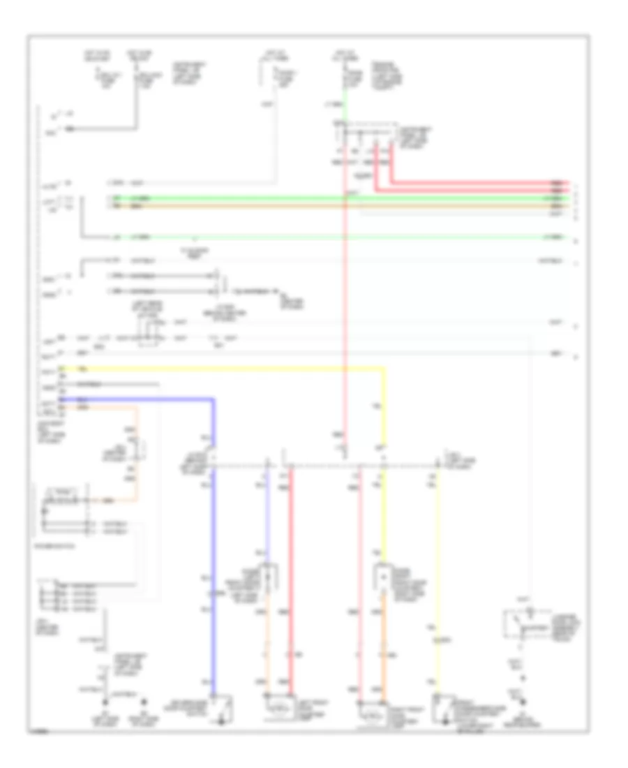Courtesy Lamps Wiring Diagram Hybrid 1 of 2 for Toyota Camry 2011