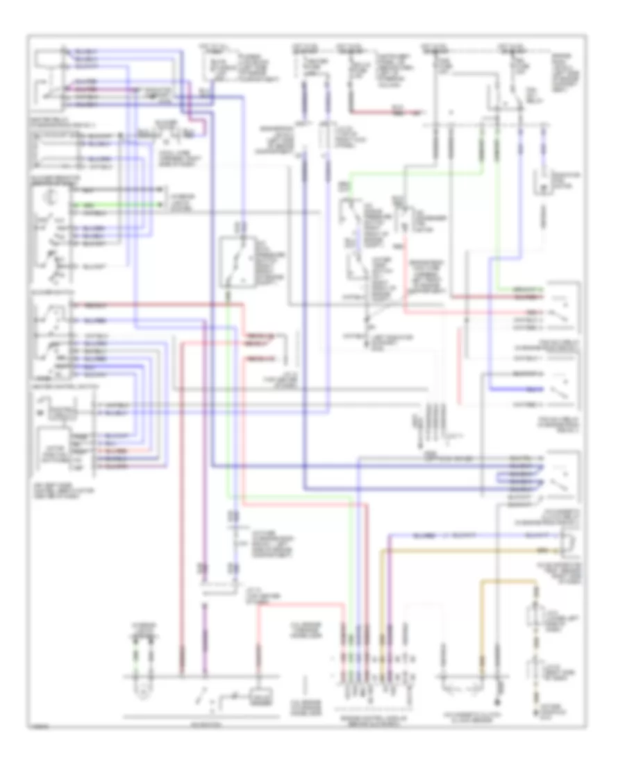 2 2L A C Wiring Diagram for Toyota Camry LE 1998