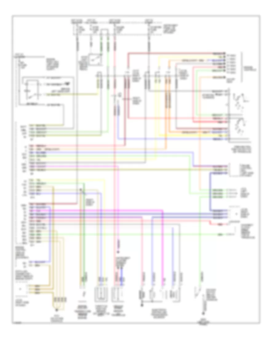 3 0L A T Wiring Diagram California for Toyota Camry LE 1998