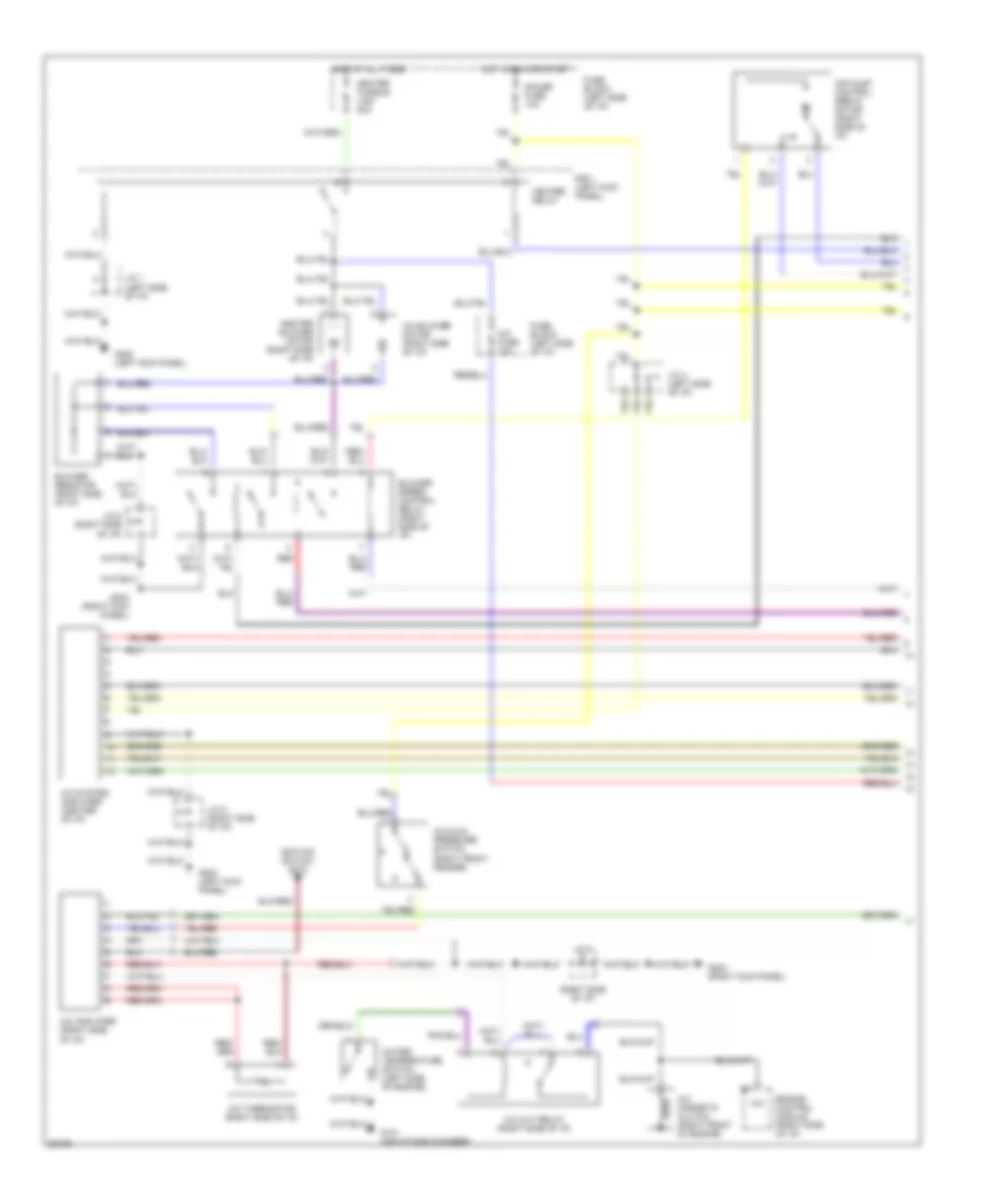 A C Wiring Diagram 1 of 2 for Toyota Land Cruiser 1994