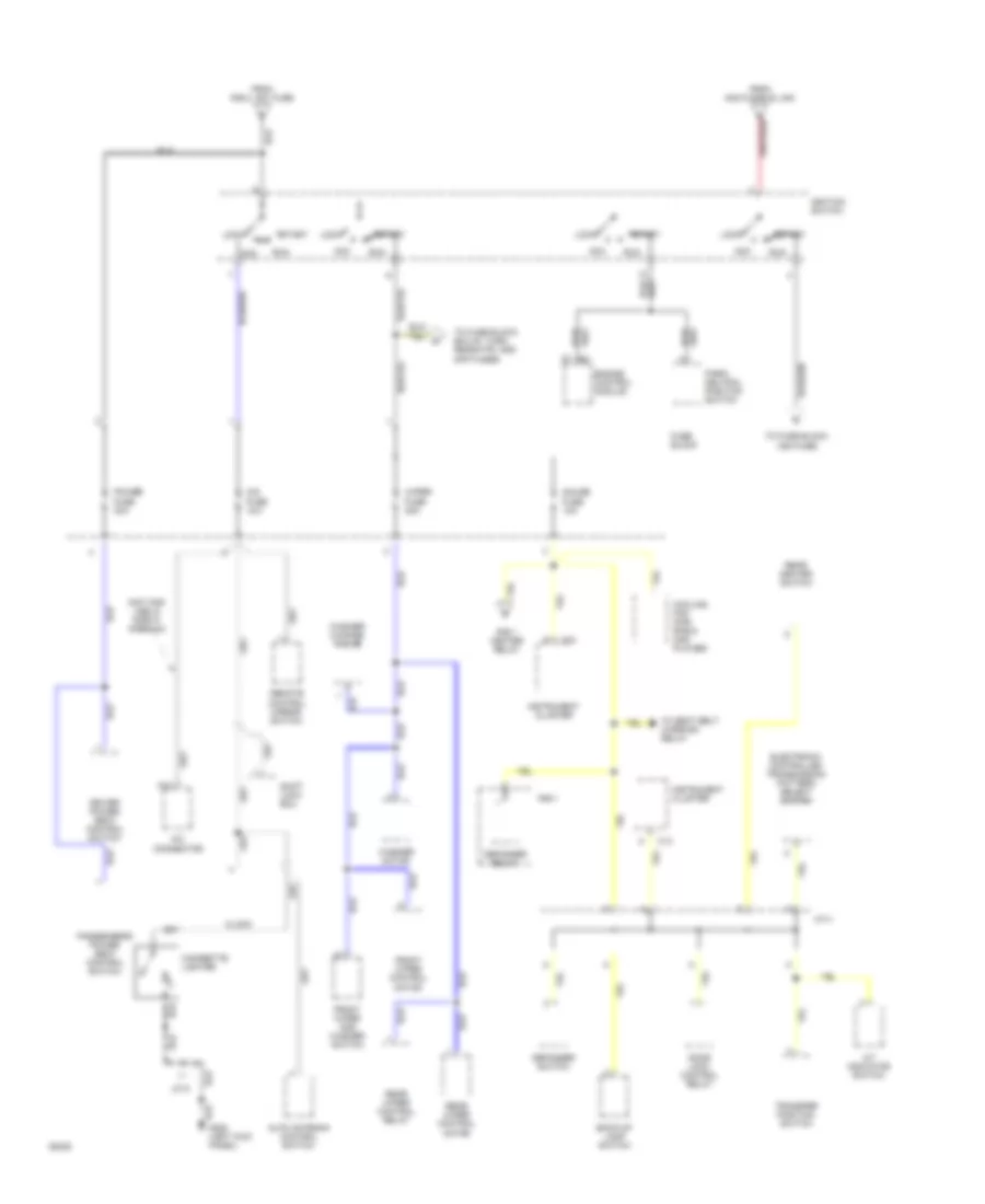Power Distribution Wiring Diagram 2 of 5 for Toyota Land Cruiser 1994