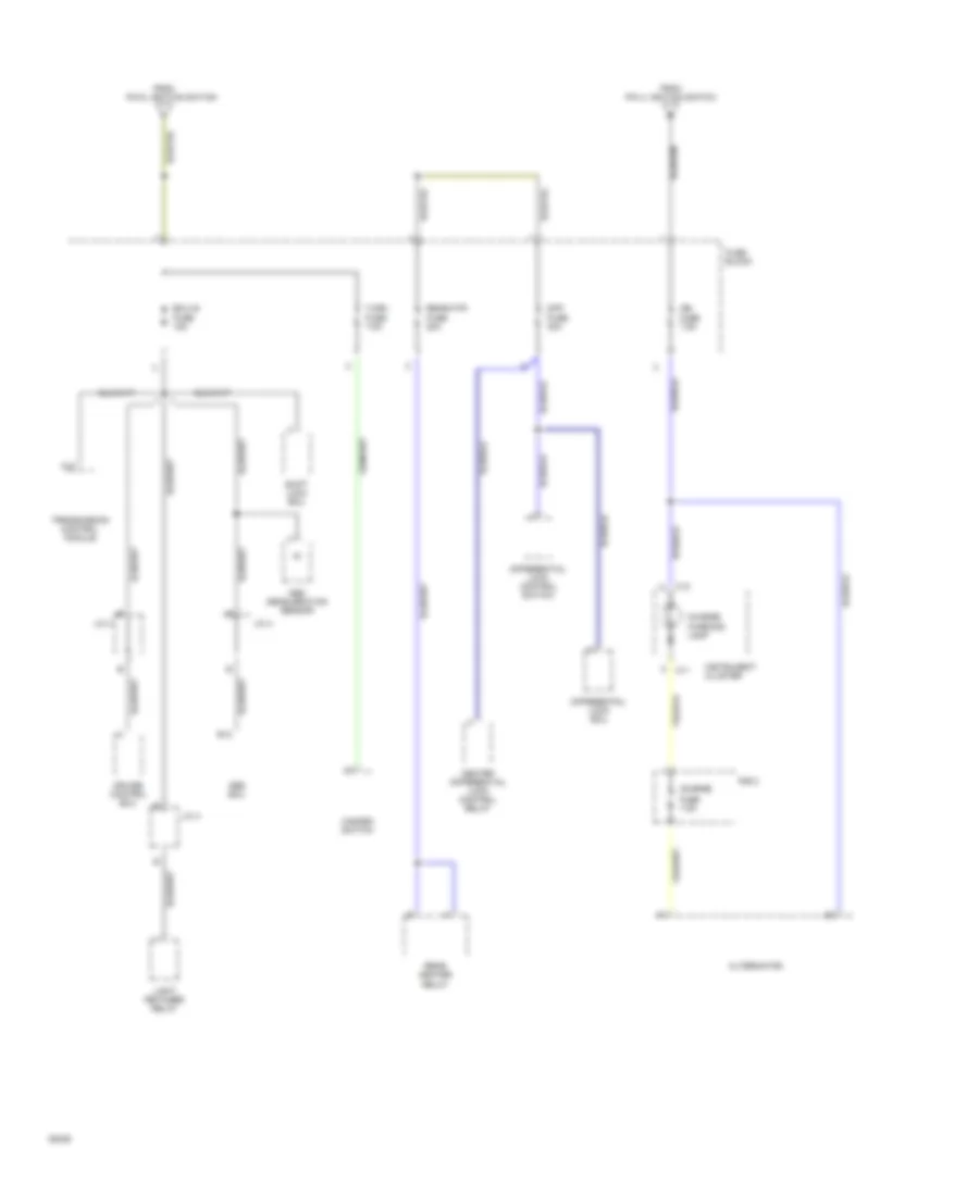 Power Distribution Wiring Diagram 3 of 5 for Toyota Land Cruiser 1994