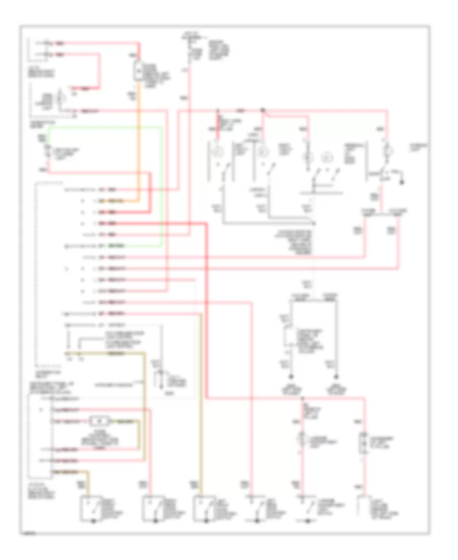 Courtesy Lamps Wiring Diagram for Toyota Camry XLE 2001
