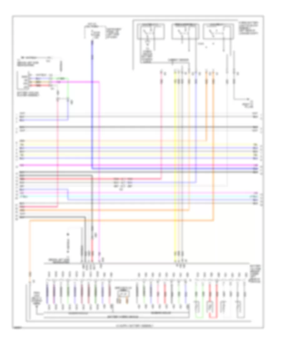 2.5L Hybrid, Hybrid System Wiring Diagram (5 of 6) for Toyota Camry LE 2013