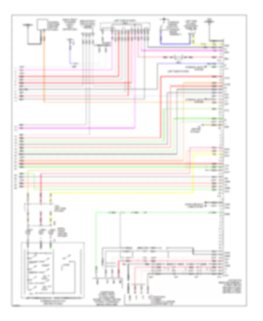 Navigation Wiring Diagram (3 of 3) for Toyota Camry Hybrid 2011