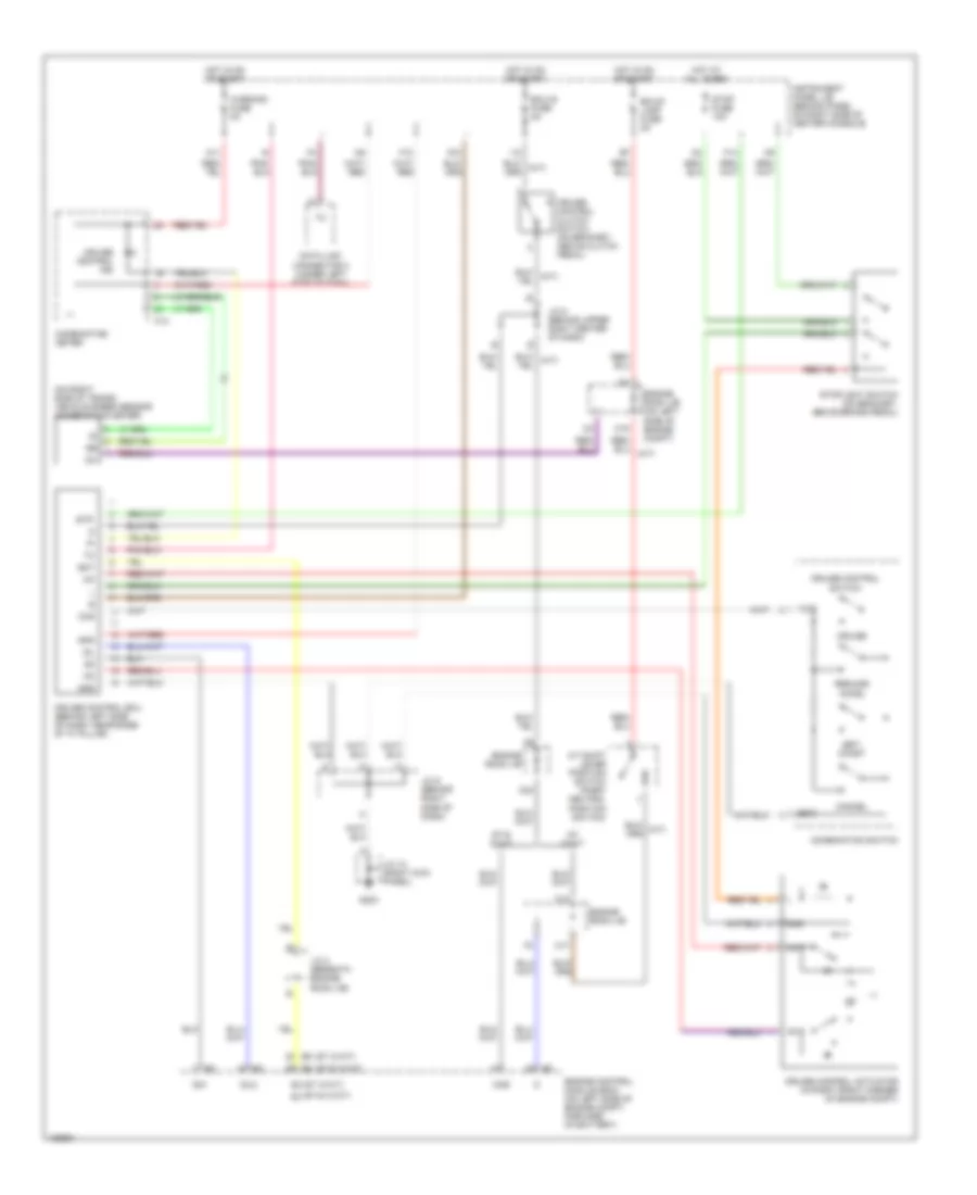 Cruise Control Wiring Diagram for Toyota Celica GT 2001