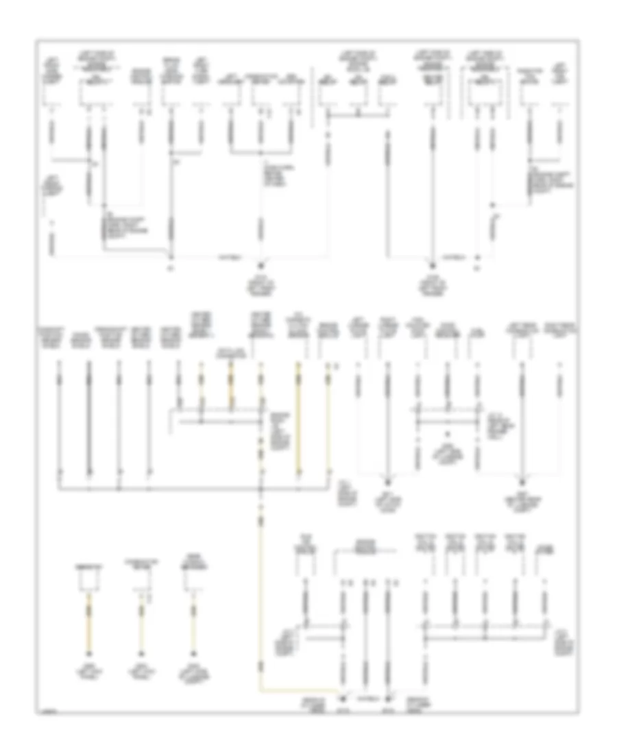 Ground Distribution Wiring Diagram 1 of 2 for Toyota Celica GT 2001