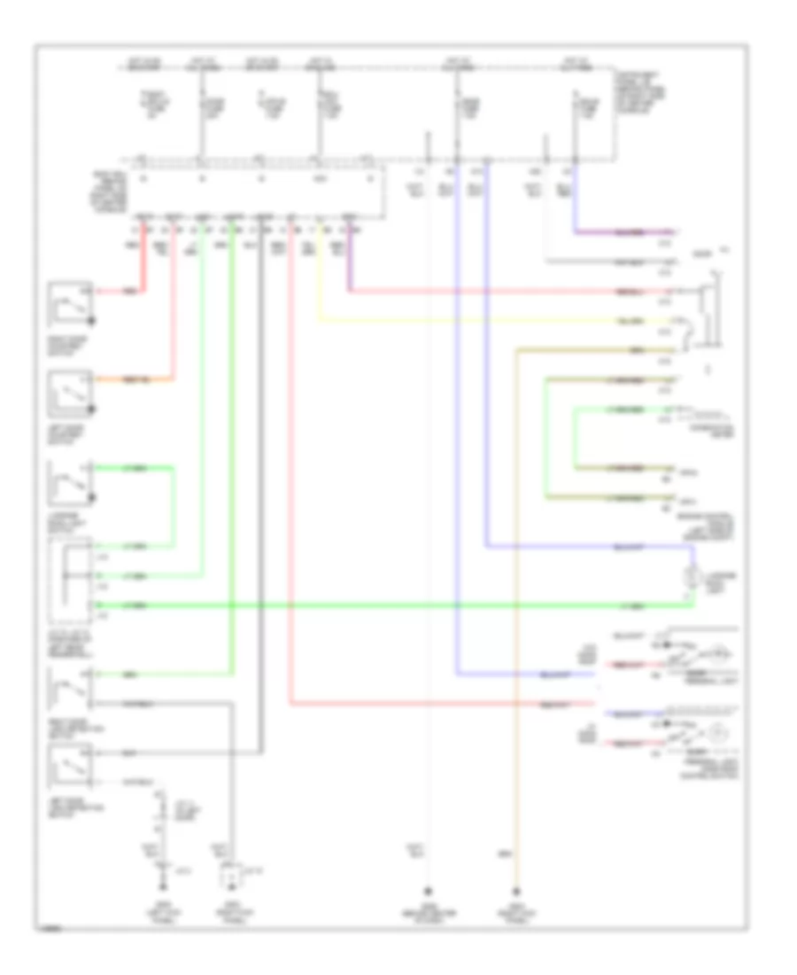 Courtesy Lamps Wiring Diagram for Toyota Celica GT 2001