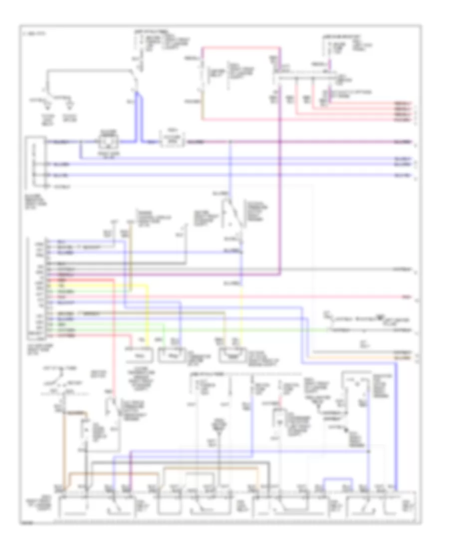 AC Wiring Diagram (1 of 2) for Toyota MR2 1994