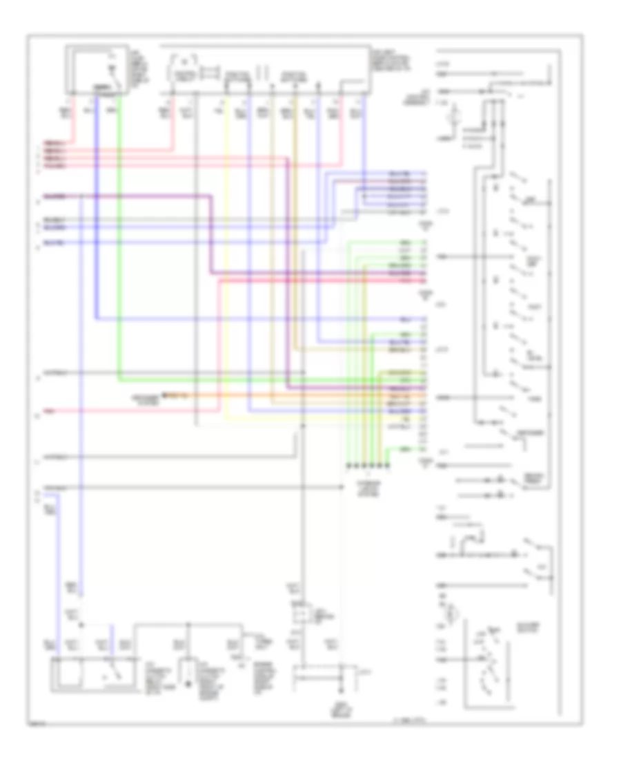 A C Wiring Diagram 2 of 2 for Toyota MR2 1994