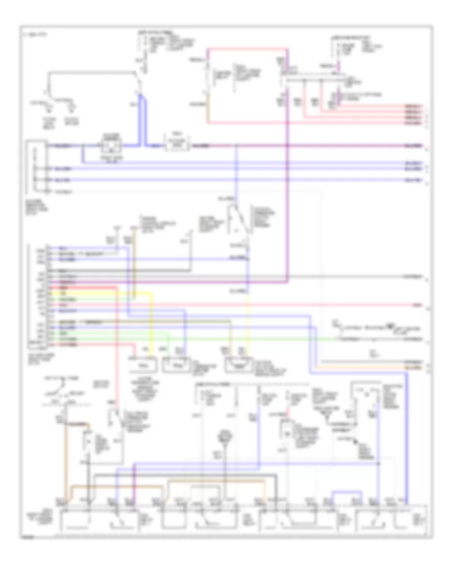 Air Conditioning Wiring Diagrams 1 of 2 for Toyota MR2 1994
