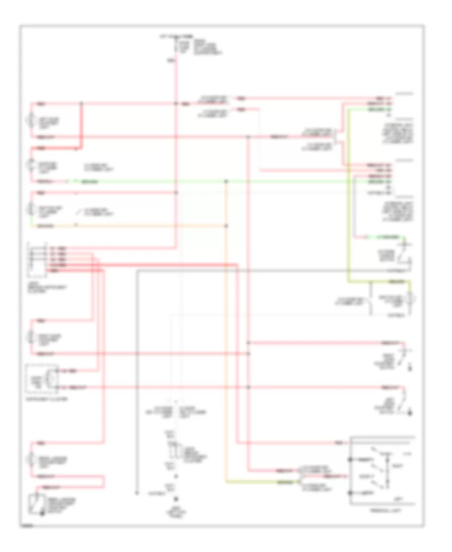 Courtesy Lamps Wiring Diagram for Toyota MR2 1994