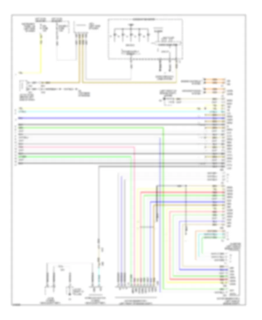 2.4L, Transmission Wiring Diagram (2 of 2) for Toyota Camry LE 2011