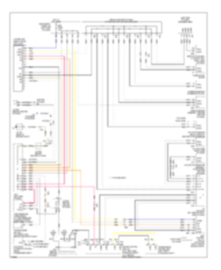 Computer Data Lines Wiring Diagram Except Hybrid for Toyota Camry LE 2011